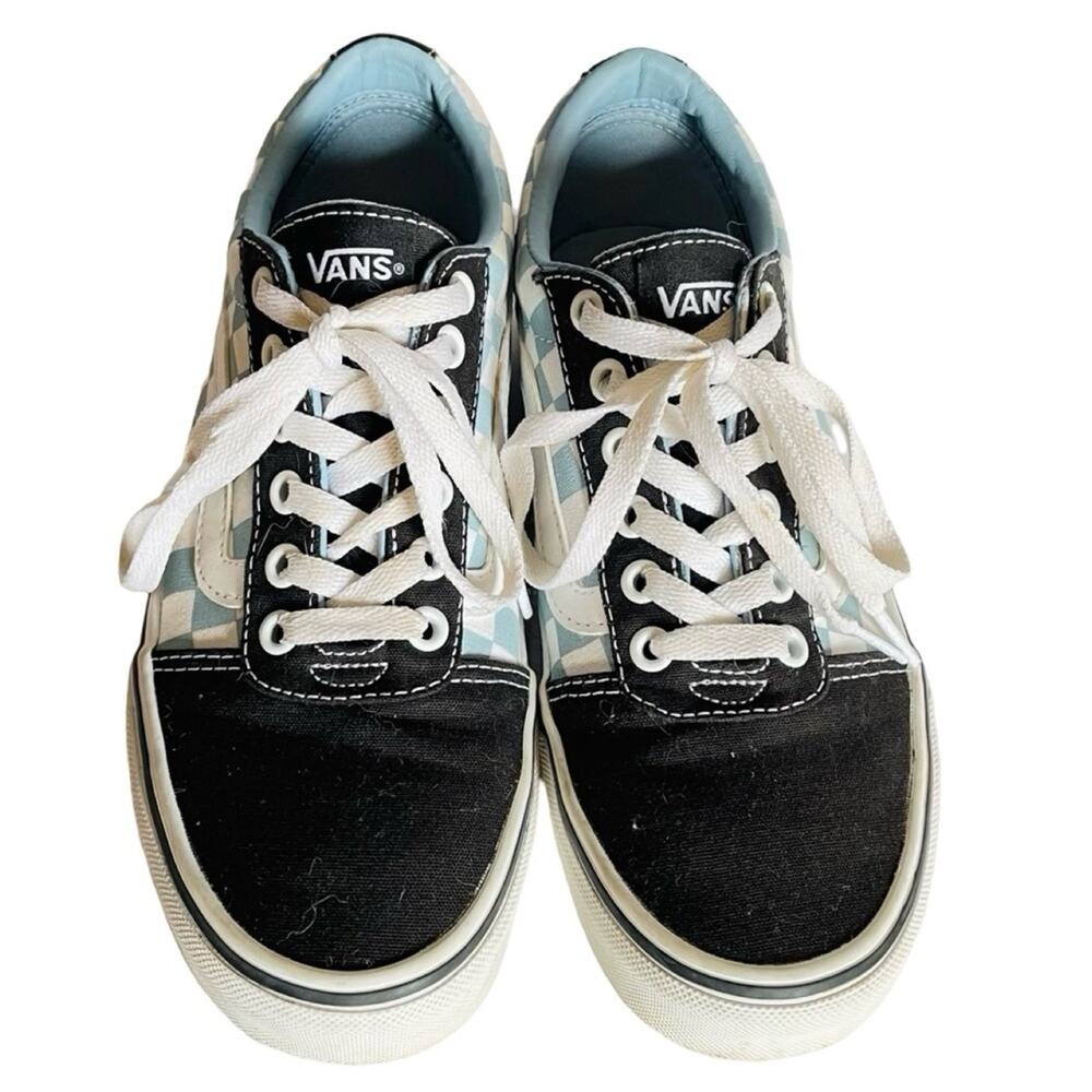 Vans Old Skool Lace Up Sneakers Checkerboard Size 7 - Picture 2 of 10